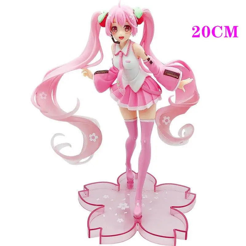 Anime Figure Wedding Dress Hatsune Miku Action Figures Kawaii Swimsuit Vocaloid PVC Collectible Model Toys Girl Gift - Slobuy