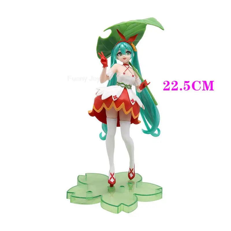 Anime Figure Wedding Dress Hatsune Miku Action Figures Kawaii Swimsuit Vocaloid PVC Collectible Model Toys Girl Gift - Slobuy