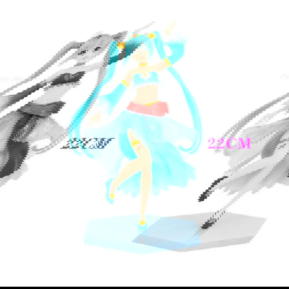 Anime Figure Wedding Dress Hatsune Miku Action Figures Kawaii Swimsuit Vocaloid PVC Collectible Model Toys Girl Gift - Slobuy