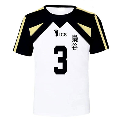 Anime Haikyuu Cosplay Men T-Shirt Karasuno High School Hinata Shoyo Kageyama Tobio Volleyball Uniform Funny Tshirts Boy Clothing - Slobuy