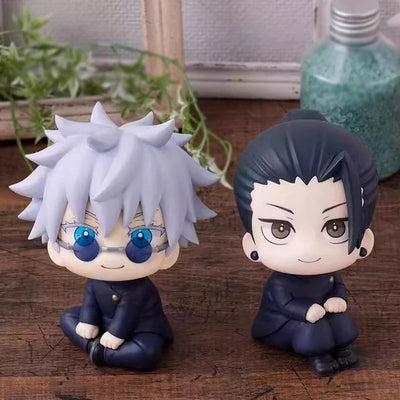 Anime Jujutsu Kaisen Figurine Satoru Gojo Geto Suguru Action Figures 10cm PVC Model Collection Toys Desk Ornament Gifts - Slobuy