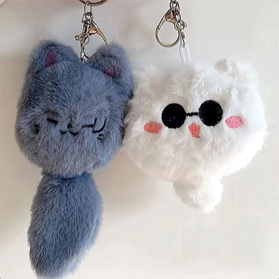 Anime Jujutsu Keychain Geto Suguru and Satoru Gojo Cosplay Plush Doll Pendant Keyrings Accessories Key Chains Fans Gifts - Slobuy