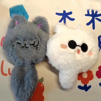 Anime Jujutsu Keychain Geto Suguru and Satoru Gojo Cosplay Plush Doll Pendant Keyrings Accessories Key Chains Fans Gifts - Slobuy