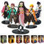Anime Kamado Tanjirou Nezuko Demon Slayer Figure Action Figures PVC Model Toys Zenitsu Figurine Inosuke Kimetsu No Yaiba Figura - Slobuy