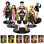 Anime Kamado Tanjirou Nezuko Demon Slayer Figure Action Figures PVC Model Toys Zenitsu Figurine Inosuke Kimetsu No Yaiba Figura - Slobuy