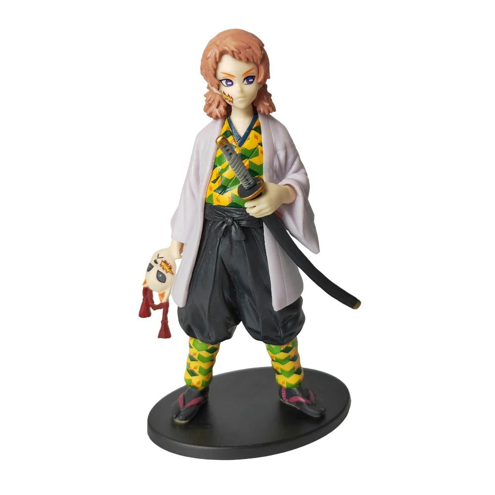 Anime Kamado Tanjirou Nezuko Demon Slayer Figure Action Figures PVC Model Toys Zenitsu Figurine Inosuke Kimetsu No Yaiba Figura - Slobuy