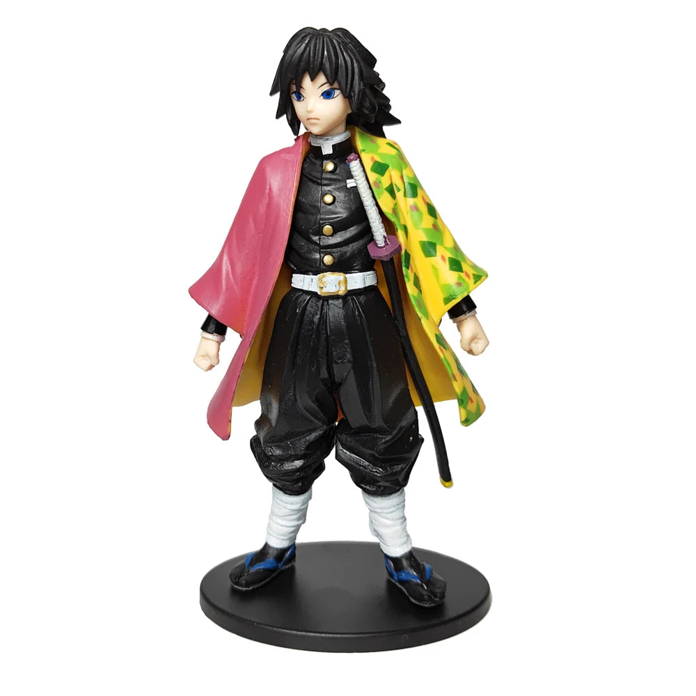 Anime Kamado Tanjirou Nezuko Demon Slayer Figure Action Figures PVC Model Toys Zenitsu Figurine Inosuke Kimetsu No Yaiba Figura - Slobuy