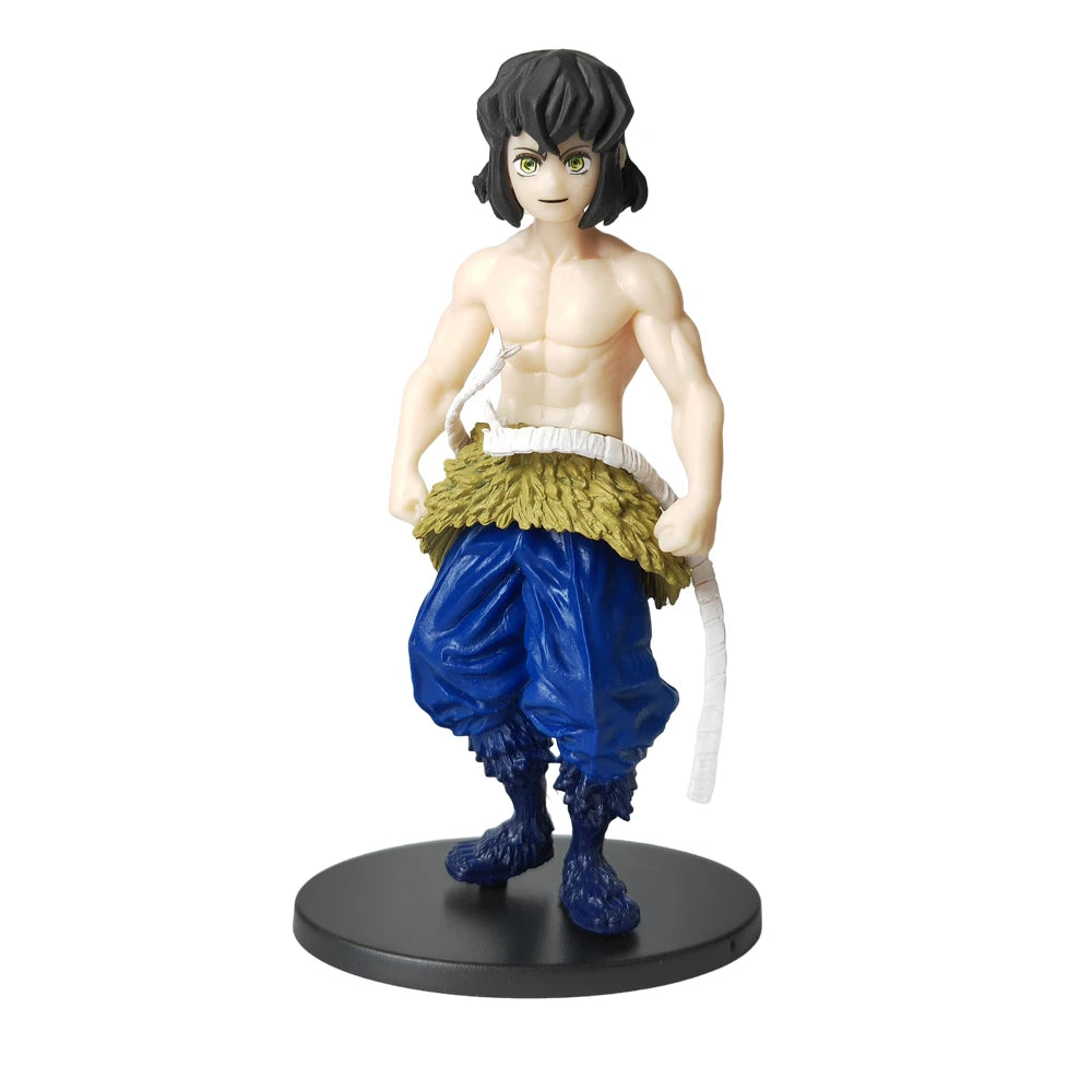 Anime Kamado Tanjirou Nezuko Demon Slayer Figure Action Figures PVC Model Toys Zenitsu Figurine Inosuke Kimetsu No Yaiba Figura - Slobuy