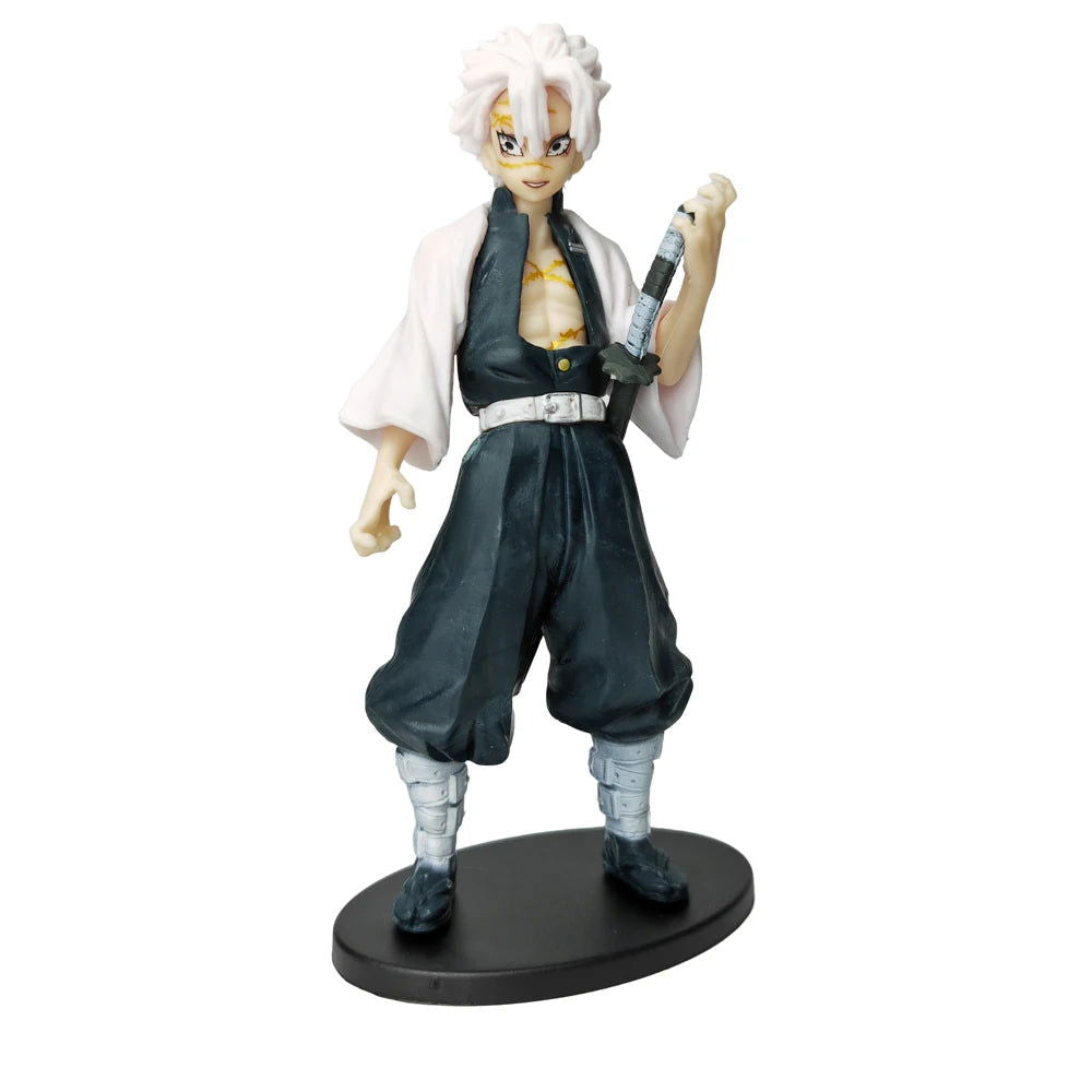 Anime Kamado Tanjirou Nezuko Demon Slayer Figure Action Figures PVC Model Toys Zenitsu Figurine Inosuke Kimetsu No Yaiba Figura - Slobuy