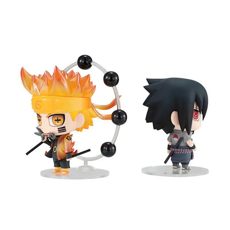 Anime Naruto Action Figure Naruto Sasuke Kakashi Itachi Model Toys Desktop Ornament Decoration Gift Boy Girl - Slobuy