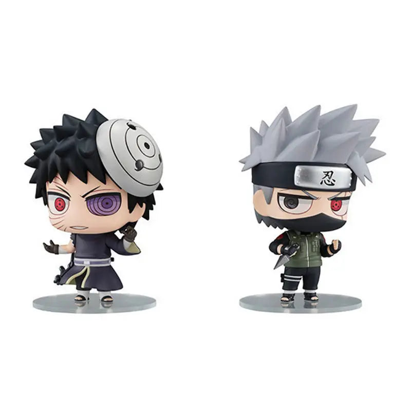 Anime Naruto Action Figure Naruto Sasuke Kakashi Itachi Model Toys Desktop Ornament Decoration Gift Boy Girl - Slobuy