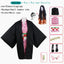 Anime Nezuko Cosplay Costume Kimono Devil Hunter Kamado Nezuko Costume Wig Womens Girls Kimono Uniform Clothes - Slobuy