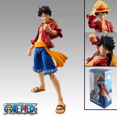 Anime One Piece 18cm BJD Joints Moveable Luffy PVC Action Figure Collection Model Toys - Slobuy
