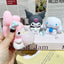 Anime Sanrio Blow Bubbles Doll Kuromi My Melody Cinnamoroll Stress Vent Relief Cartoon Hand Pinch Toy Kawaii Soft Ornament Gift - Slobuy