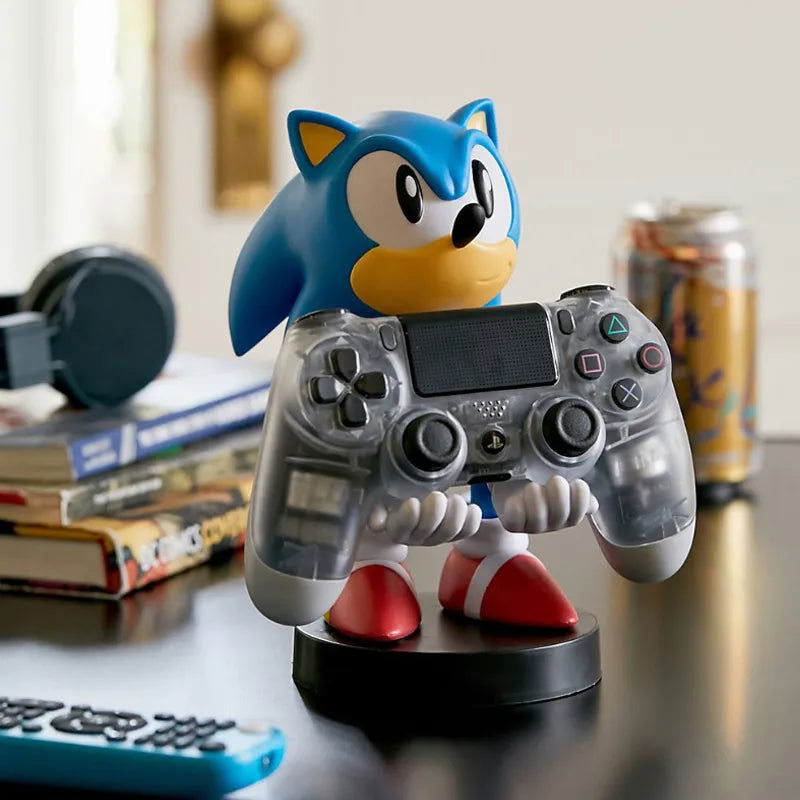 Anime Sonic Figure Hedgehog Phone Holder Switch PS4 PS5 Xbox Game Controller Holder Action Figure Model Toys Children Fans Gift - Slobuy