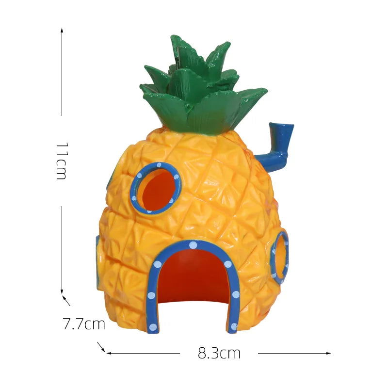 Anime Spongebobs Action Figures Cartoon Mini Dolls Fish Tank Decoration Landscaping Aquarium Accessories Boys Birthday Gifts - Slobuy