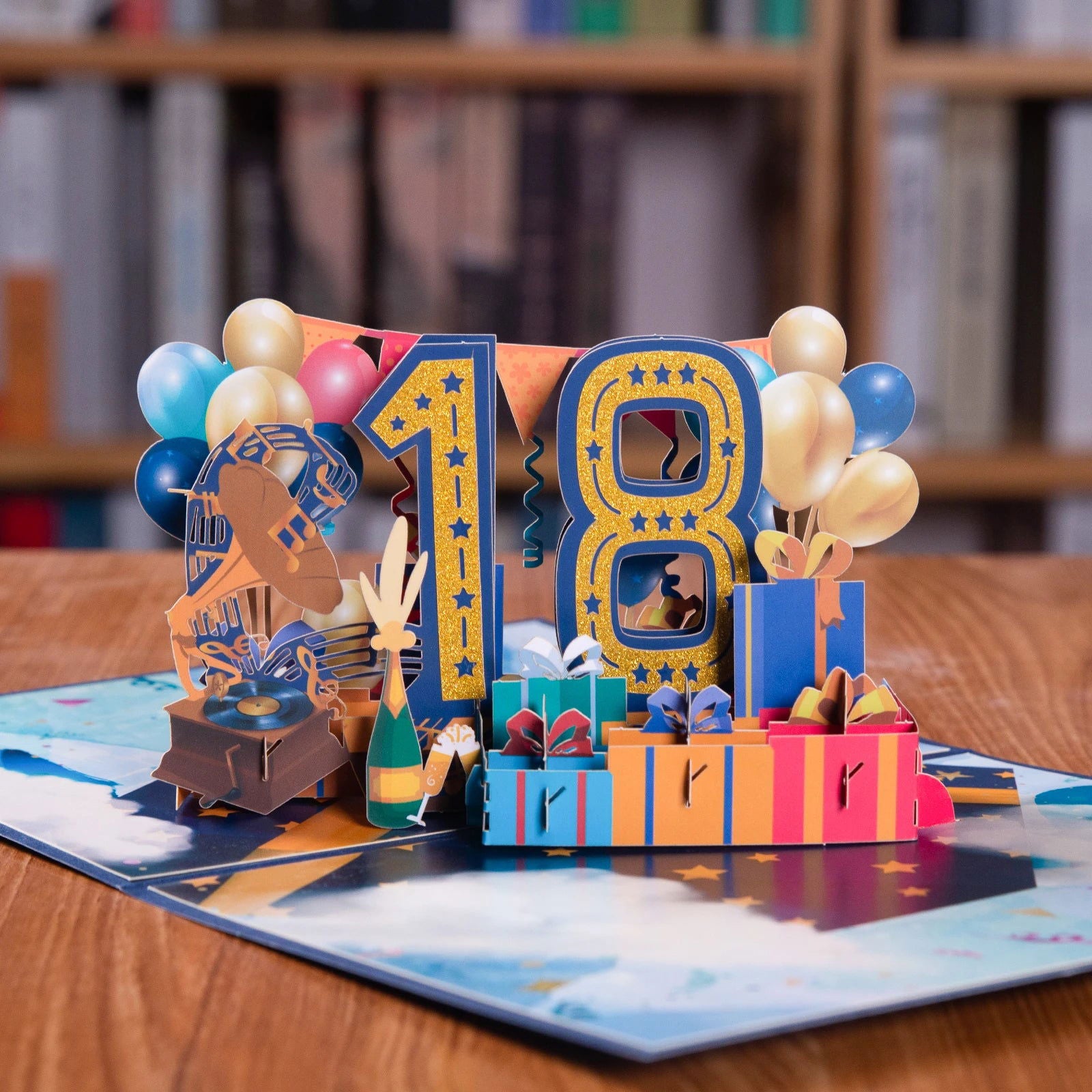 Anniversary Card, Pop Up 1st 18th 21th Birthday Card, Anniversary Number Greeting Cards for Wedding Wife Husband Girlfriend - Slobuy
