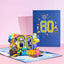 Anniversary Card, Pop Up 1st 18th 21th Birthday Card, Anniversary Number Greeting Cards for Wedding Wife Husband Girlfriend - Slobuy