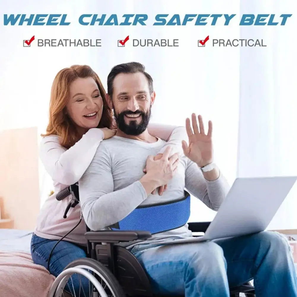 Anti Fall Wheelchair Seat Belt Adjustable Quick Release Restraints Straps Chair Waist Lap Strap For Elderly Or Legs Patient Care - Slobuy