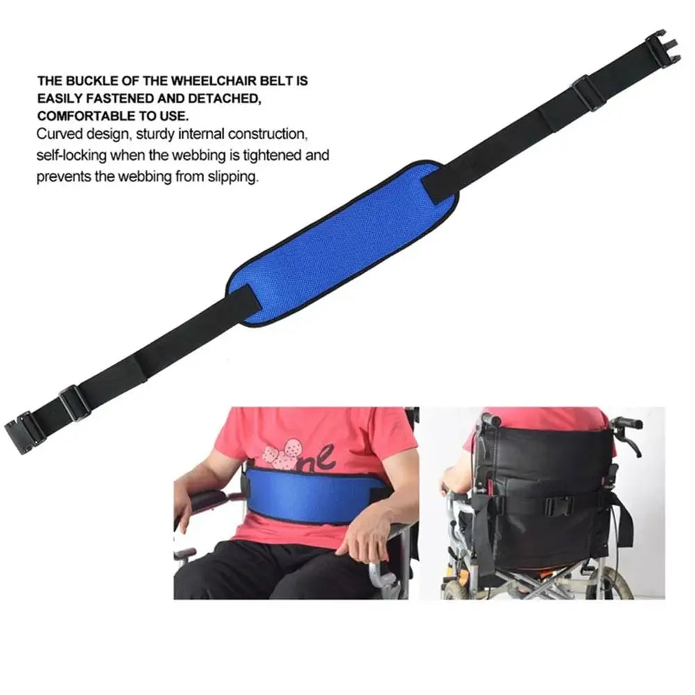 Anti Fall Wheelchair Seat Belt Adjustable Quick Release Restraints Straps Chair Waist Lap Strap For Elderly Or Legs Patient Care - Slobuy