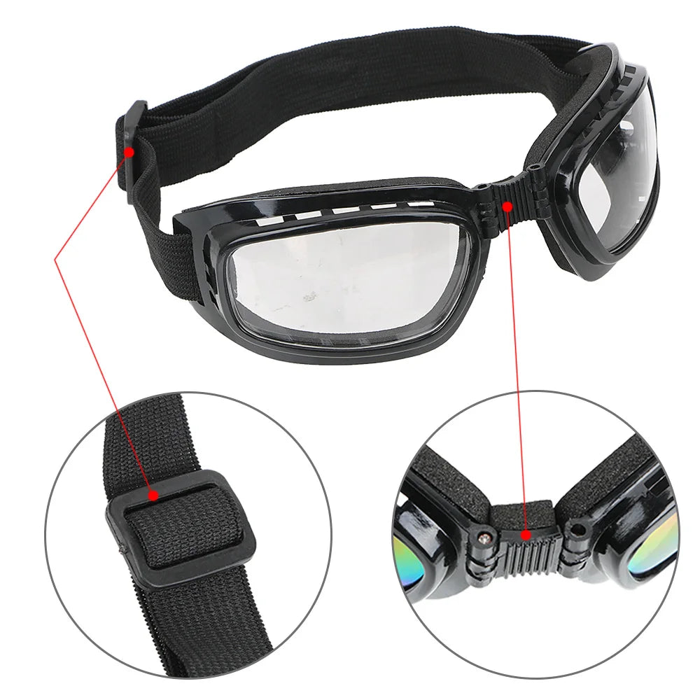 Anti Glare UV Protection Cycling Glasses Sports Ski Goggles Motorcycle Glasses Windproof Dustproof Motocross Sunglasses - Slobuy