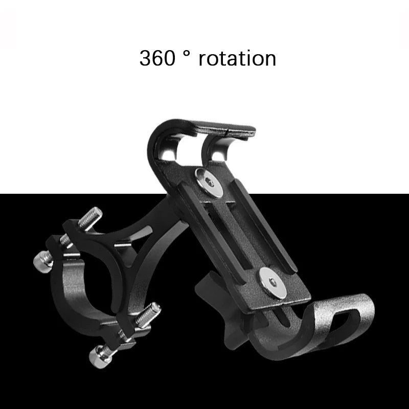 Anti Slip Aluminum Bicycle Stand Mobile Phone Stand Motorcycle Handle Stand Bicycle Accessories Navigation Stand - Slobuy