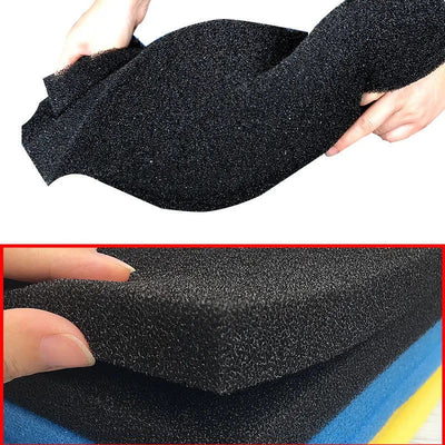Aquarium Accessories Biochemical Cotton Filter Practical Fish Tank Pond Foam Sponge Filter Black Multiple Size 15 25 35 50PPI - Slobuy