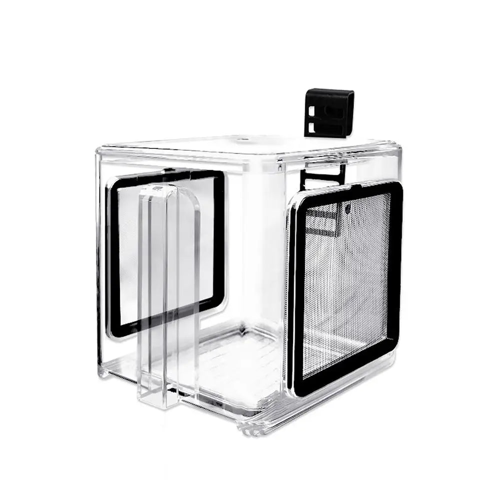 Aquarium Acrylic Fish Tank Breeder Box Isolation Box Detachable Fishbowl Ornamental Incubation Spawning Room Pneumatic Breeding - Slobuy