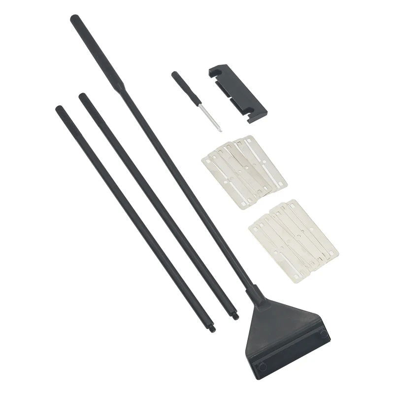 Aquarium Algae Remover Aluminum Alloy Stainless Steel Scraper Blade Fish Tank Glass Water Plant Grass Cleaning Tools Accessories - Slobuy