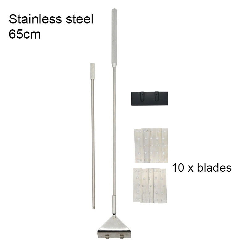Aquarium Algae Remover Aluminum Alloy Stainless Steel Scraper Blade Fish Tank Glass Water Plant Grass Cleaning Tools Accessories - Slobuy