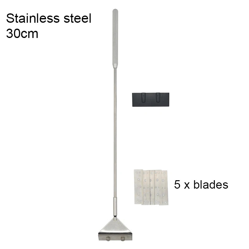 Aquarium Algae Remover Aluminum Alloy Stainless Steel Scraper Blade Fish Tank Glass Water Plant Grass Cleaning Tools Accessories - Slobuy