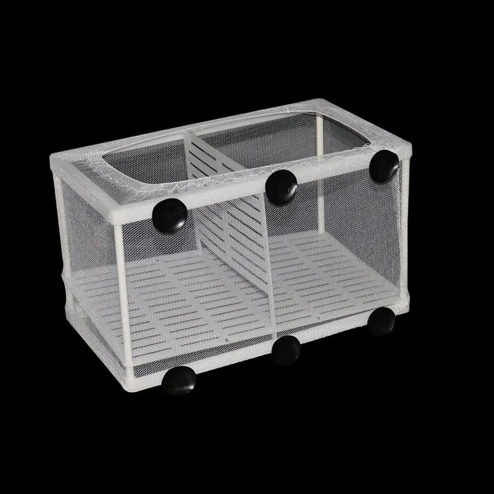 Aquarium Water Isolation Network Hanging Fish Breeding Breeding Isolation Box Aquarium Fish Tank Accessory Two Size Optional 1Pc - Slobuy