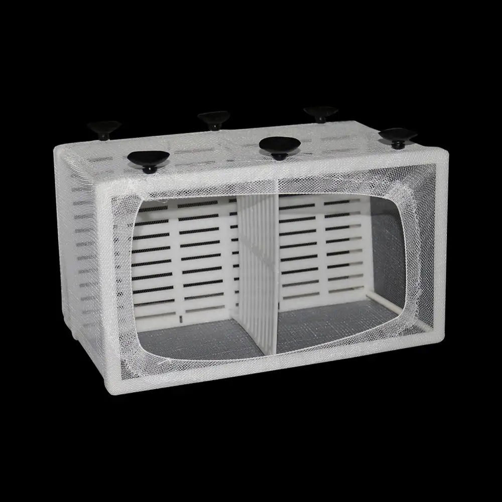 Aquarium Water Isolation Network Hanging Fish Breeding Breeding Isolation Box Aquarium Fish Tank Accessory Two Size Optional 1Pc - Slobuy