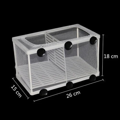 Aquarium Water Isolation Network Hanging Fish Breeding Breeding Isolation Box Aquarium Fish Tank Accessory Two Size Optional 1Pc - Slobuy