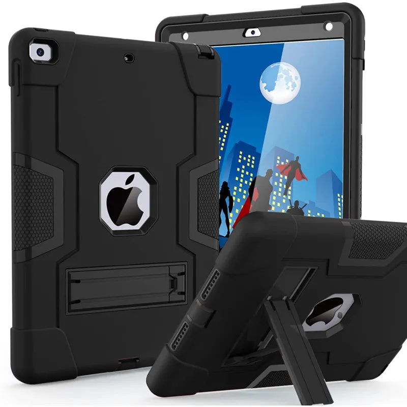 Armor Stand Shockproof Kids Tablet Case for IPad Air 10.2 10.5 11 12.9 Inch 2021 I Pad Pro 9.7 Mini 6 5 4 3 2 7th 8th 9th Cover - Slobuy