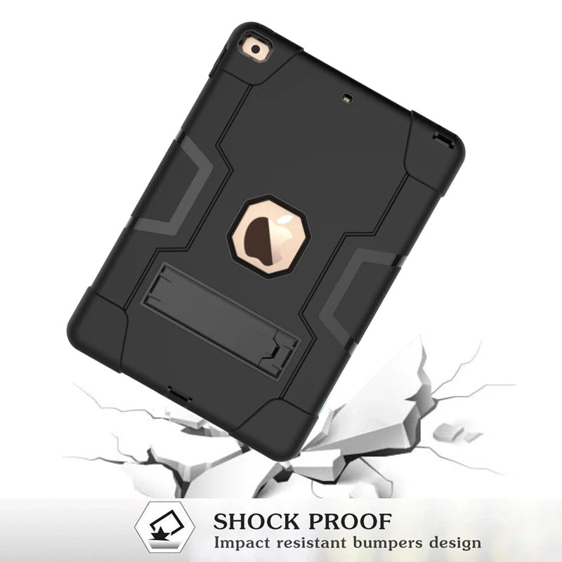 Armor Stand Shockproof Kids Tablet Case for IPad Air 10.2 10.5 11 12.9 Inch 2021 I Pad Pro 9.7 Mini 6 5 4 3 2 7th 8th 9th Cover - Slobuy