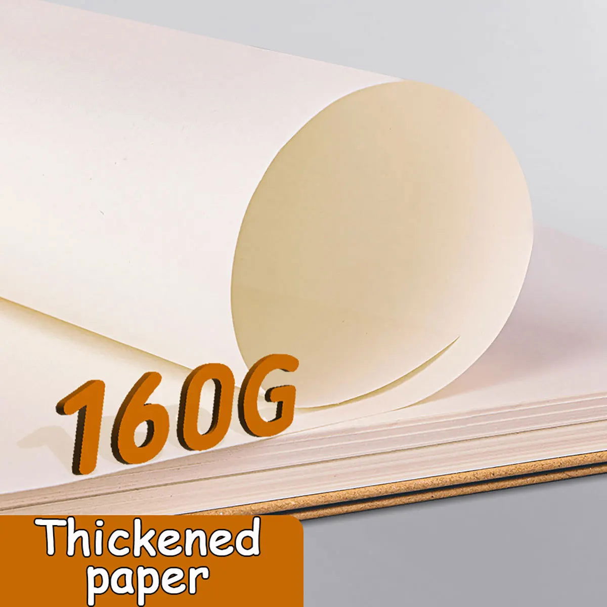 Art Sketchbook 160GSM Kraft Paper Spiral Coil Book Office School Supplies Drawing Notepad Stationary - Slobuy