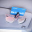 Artificial Diamond Glasses Holders Car Sun Visor Sunglasses Eyeglasses Mount With Ticket Card Clip Car Interior Accessories - Slobuy