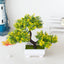 Artificial Plants Bonsai Small Tree Pot Fake Plant Flowers Potted Ornaments For Home Festival Wedding Decoration Accessories - Slobuy