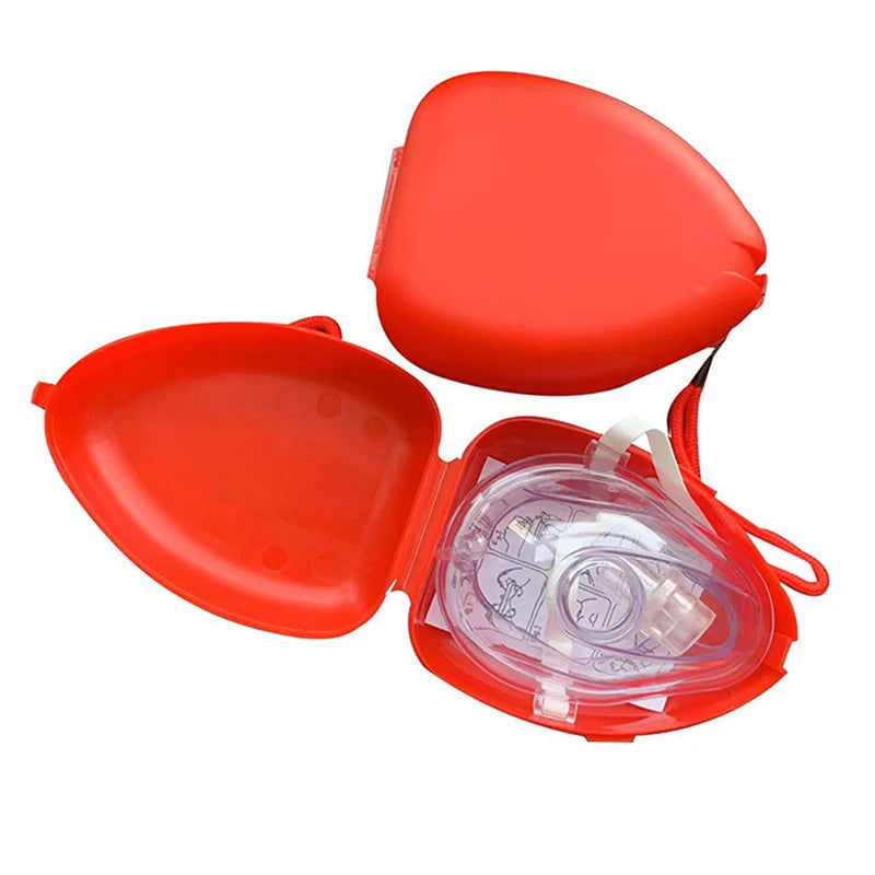 Artificial Respiration One-Way Breathing Valve Mask First Aid CPR Training Breathing Mask Protect Rescuers Mask Accessories - Slobuy