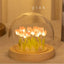 Artificial Tulip Flower Night Light Handmade DIY Bedside Lamp LED Night Lamp Bedroom Decor Christmas Birthday Gifts Table Lamp - Slobuy