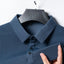 Asian Sizes Golf shirt Summer New Men's Lop-up Hollow Short-sleeved Polo Shirt Ice Silk - Slobuy