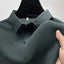 Asian Sizes Golf shirt Summer New Men's Lop-up Hollow Short-sleeved Polo Shirt Ice Silk - Slobuy