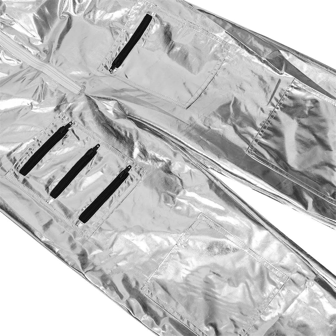 Astronaut Costume Adult Silver Spaceman Costume Plus Size  Women Space Suit Party Dress up Costume  Astronaut Suit Adults White - Slobuy