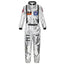Astronaut Costume Adult Silver Spaceman Costume Plus Size  Women Space Suit Party Dress up Costume  Astronaut Suit Adults White - Slobuy