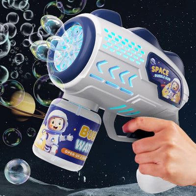 Astronaut Electric Bubble Gun Kids Toy Bubbles Machine Automatic Soap Blower with Light Summer Outdoor Party Games Children Gift - Slobuy