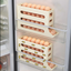 Automatic Scrolling Egg Rack Holder Storage Box Egg Basket Food Containers Egg Case Holder Refrigerator Storage Organizer - Slobuy