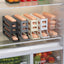 Automatic Scrolling Egg Rack Holder Storage Box Egg Basket Food Containers Egg Case Holder Refrigerator Storage Organizer - Slobuy