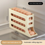 Automatic Scrolling Egg Rack Holder Storage Box Egg Basket Food Containers Egg Case Holder Refrigerator Storage Organizer - Slobuy