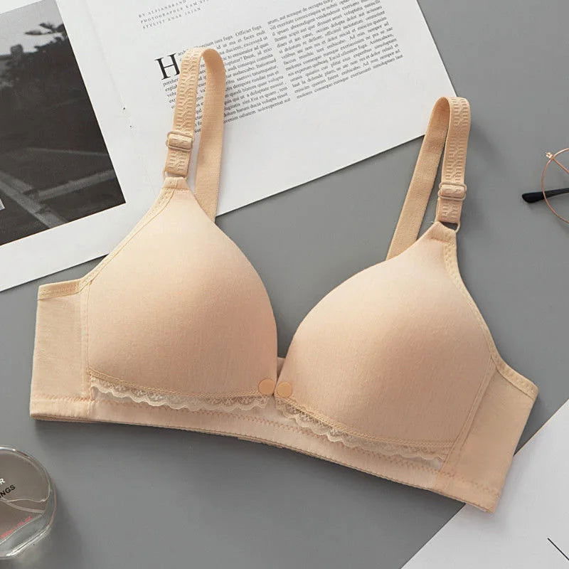 Autumn Breastfeeding Bras Maternity Nursing Bra for Feeding Nursing Underwear Clothes for Pregnant Women Wirefree Maternity - Slobuy